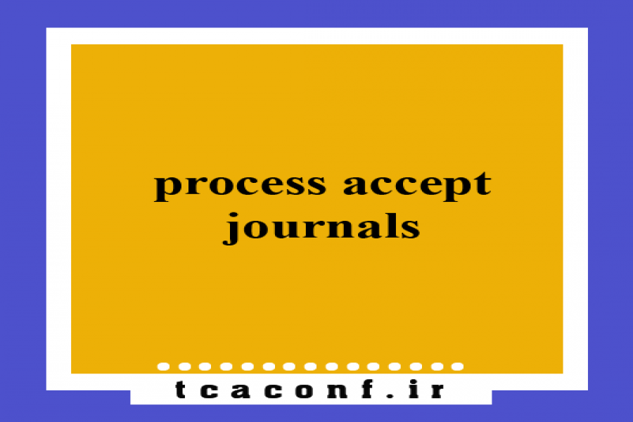The application process for printing accepted articles in journals